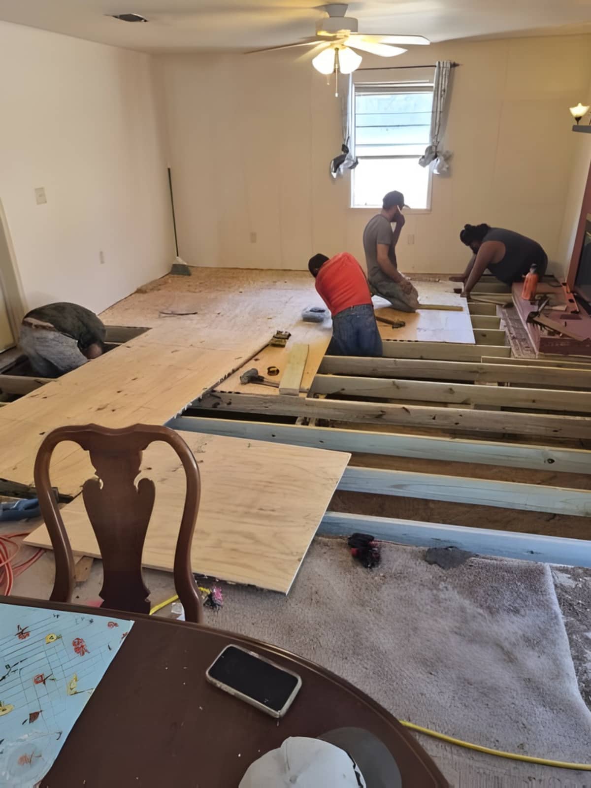 Subfloor Installation